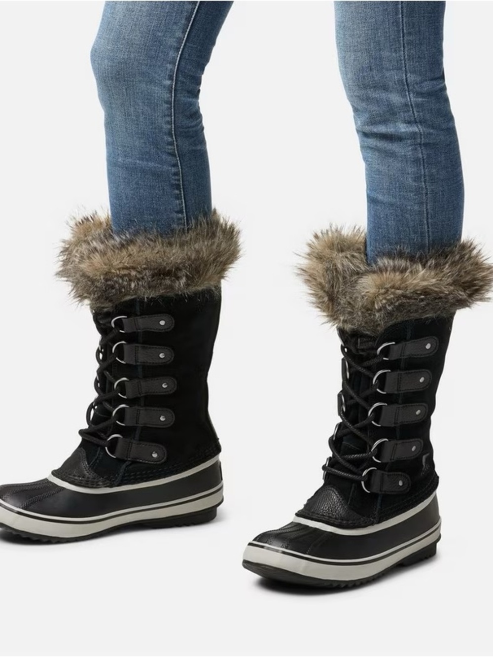 Sorel Joan of Arctic Waterproof Winter Boots Black Size 9.5